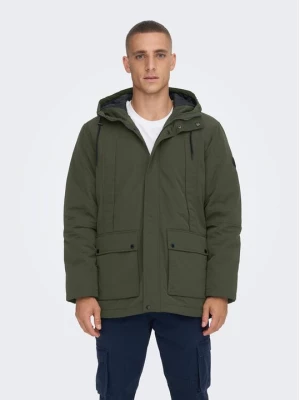 Obrázek produktu Only & Sons Zimní bunda 22022654 Šedá Regular Fit Zelená