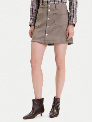 Obrázek produktu ONLY Sukně z imitace kůže Amazing 15351289 Béžová Slim Fit