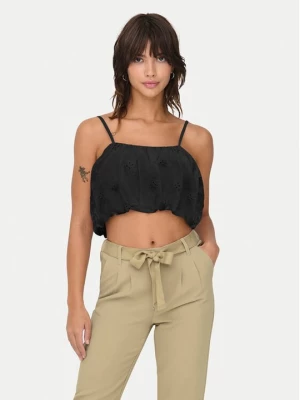 Obrázek produktu ONLY Top Lou 15342566 Černá Cropped Fit