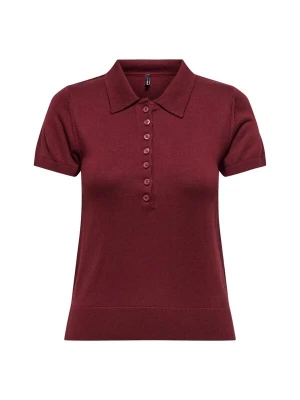Obrázek produktu ONLY Tričko 'ONLY ONLCATHERINE SS POLO NECK EX KNT POLO' bordó