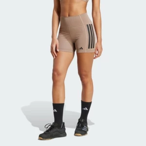Obrázek produktu Optimé 3-Stripes 1/4 Short Leggings Adidas Chalky Brown