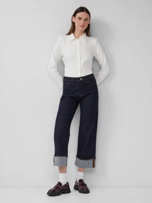 Obrázek produktu Oříznuté džíny Suri / Regular Fit / Mid Rise / Wide Leg / 360° Denim s.Oliver modrá