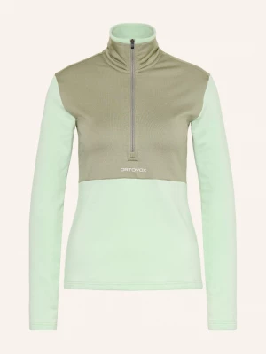 Obrázek produktu Ortovox Fleecový Svetr Fleece Light Zip Neck mátová / khaki