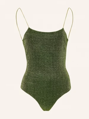 Obrázek produktu Oséree Plavky Lumiere Maillot S Třpytivou Přízí zelená / zlatá