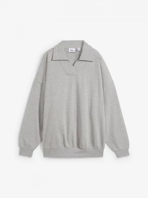 Obrázek produktu Oversize mikina s výstřihem do V a límcem polo BonPrix