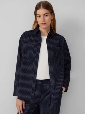 Obrázek produktu Oversized overshirt s proužky s.Oliver modrá