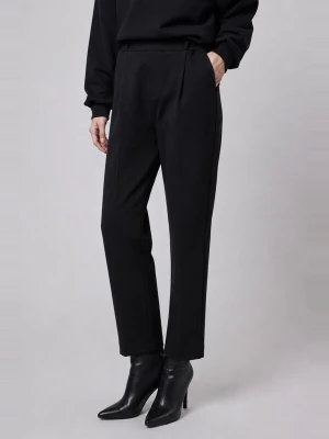 Obrázek produktu OWN Off With Nature Kalhoty 'Pantalone Gamba Dritta alla Caviglia in Interlock Black' černá