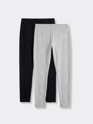 Obrázek produktu OWN Off With Nature Legíny 'Leggings Nero e Grigio Chiaro Melange - Set da 2' černá