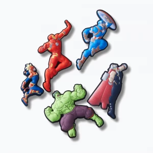 Obrázek produktu Ozdoba na boty Crocs Jibbitz™ Avengers Heroes 5 ks.