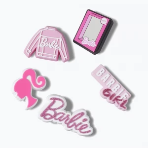 Obrázek produktu Ozdoba na boty Crocs Jibbitz™ Barbie 5 ks. Růžová
