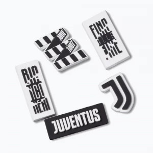 Obrázek produktu Ozdoba na boty Crocs Jibbitz™ Juventus 5 ks. Bílá