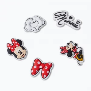 Obrázek produktu Ozdoba na boty Crocs Jibbitz™ Minnie Dress 5 ks. Červená