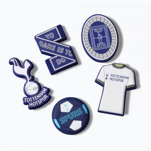 Obrázek produktu Ozdoba na boty Crocs Jibbitz™ Tottenham pin 5 ks. Modrá