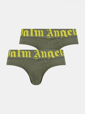 Obrázek produktu Palm Angels slipy pánské s bavlnou 2-pack zelená