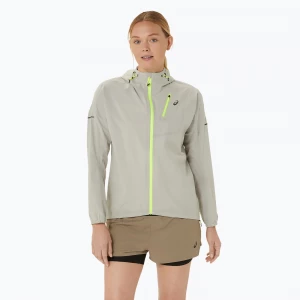 Obrázek produktu Pánská běžecká bunda ASICS Fujitrail Waterproof oatmeal šedá