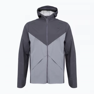 Obrázek produktu Pánská běžecká bunda Mizuno Tech Thermal Charge Hooded quiksilver šedá