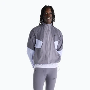 Obrázek produktu Pánská běžecká bunda New Balance Reflective RC Jacket off-line grey / smoked violet