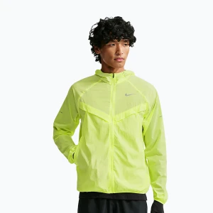Obrázek produktu Pánská běžecká bunda Nike Stride Repel UV light lemon twist Zelená