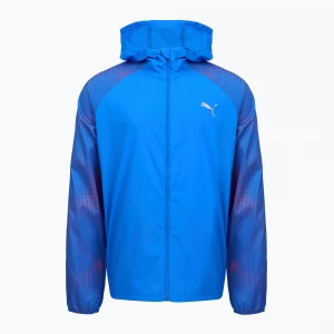 Obrázek produktu Pánská běžecká bunda Puma Run Favorite Woven Jacket blue / fire orchid