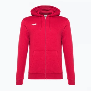 Obrázek produktu Pánská fotbalová mikina Capelli Basics Adult Zip Hoodie červená CAPELLI NEW YORK