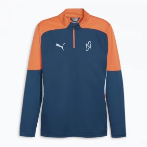 Obrázek produktu Pánská fotbalová mikina PUMA Neymar Jr Creativity 1 / 4 Zip Top ocean tropic / hot heat Námořnická modř