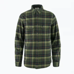 Obrázek produktu Pánská košile Fjällräven Singi Heavy Flannel black / deep forest Zelená
