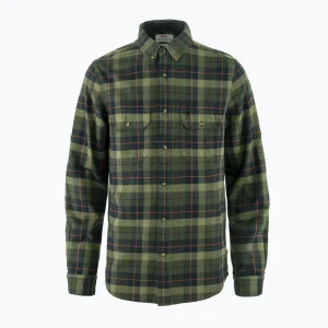 Obrázek produktu Pánská košile Fjällräven Singi Heavy Flannel black / deep forest Zelená