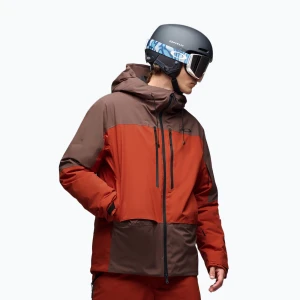 Obrázek produktu Pánská lyžařská bunda Oakley Canopy Pro Insulated dark umber / flame red oranžová