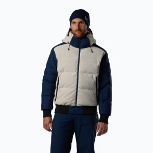 Obrázek produktu Pánská lyžařská bunda Rossignol Corduroy Down Bomber silver cloud / dark navy šedá