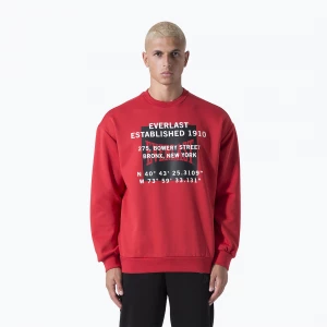 Obrázek produktu Pánská mikina Everlast Streetwear Crewneck red / black