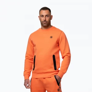Obrázek produktu Pánská mikina Pitbull Dogwood Crewneck Sweatshirt fluo orange
