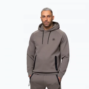 Obrázek produktu Pánská mikina Pitbull Dogwood Hooded Sweatshirt taupe šedá