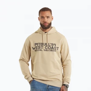Obrázek produktu Pánská mikina Pitbull Driving Hooded Sweatshirt pale sand Béžová