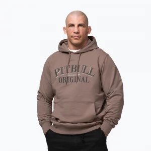 Obrázek produktu Pánská mikina Pitbull Midnight Sweatshirt Hooded brown savana