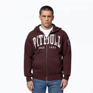 Obrázek produktu Pánská mikina Pitbull Norton Hooded Zip dark burgundy vínová