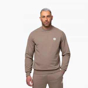 Obrázek produktu Pánská mikina Pitbull Nugget Small Logo Crewneck brown savana