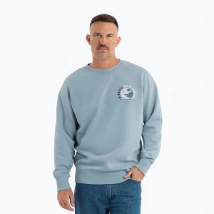 Obrázek produktu Pánská mikina Pitbull Planet Surf Crewneck Sweatshirt light blue