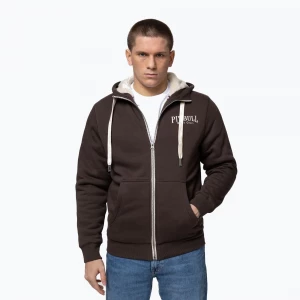 Obrázek produktu Pánská mikina Pitbull Ruffin Detroit Hooded Zip dark chocolate Hnědá