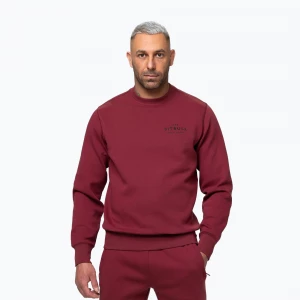 Obrázek produktu Pánská mikina Pitbull Sampson Crewneck Sweatshirt burgundy vínová