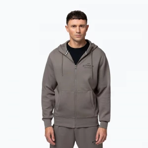 Obrázek produktu Pánská mikina Pitbull Sampson Hooded Zip Sweatshirt taupe šedá