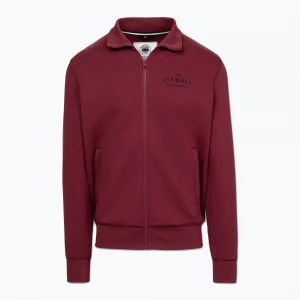 Obrázek produktu Pánská mikina Pitbull Sampson Zip burgundy vínová