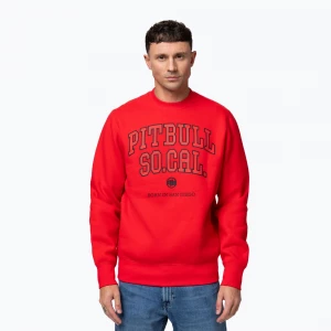 Obrázek produktu Pánská mikina Pitbull So Cal Crewneck fluorescent red