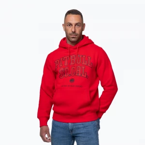 Obrázek produktu Pánská mikina Pitbull So Cal Hooded fluorescent / red