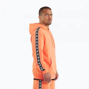 Obrázek produktu Pánská mikina Pitbull Tape Nugget Hooded Sweatshirt bright salmon oranžová