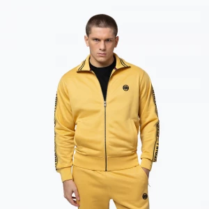Obrázek produktu Pánská mikina Pitbull Trackjacket Tape Logo Terry Group pale yellow