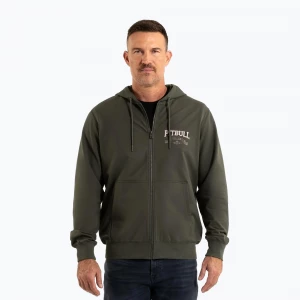 Obrázek produktu Pánská mikina Pitbull Troublemaker Hooded Zip Sweatshirt old green