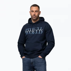 Obrázek produktu Pánská mikina Pitbull World Sweatshirt Hooded dark navy Námořnická modř
