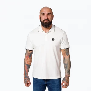 Obrázek produktu Pánská polokošile Pitbull West Coast Pique Stripes Regular bílá