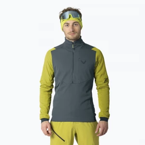 Obrázek produktu Pánská skialpinistická mikina DYNAFIT Blacklight Thermal 1 / 2 Zip golden lime šedá