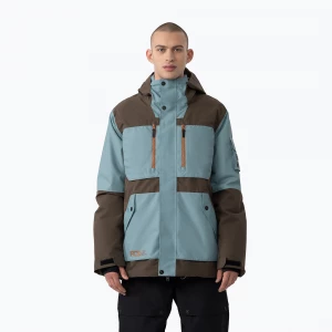 Obrázek produktu Pánská snowboardová bunda 4F M314 tmavě hnědá Modrá